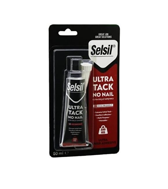 Selsil Ultra Tack Yapıştırıcı 50ML Beyaz 3104 Sıvı,Sprey Yapıştırıcılar