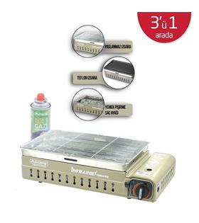 ORCAMP Dumansız Izgara Ve Ocak Bej CK-507