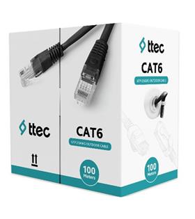 Ttec KBL-CAT6-23CCA-OUT100S Dış Mekan Siyah 100 metre Kablo