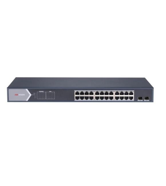 Hikvision DS-3E1526P-SI 26 Port Gbit 24 Port Poe 370W 1xGbit+1xSFP Uplink Yönetilebilir Switch