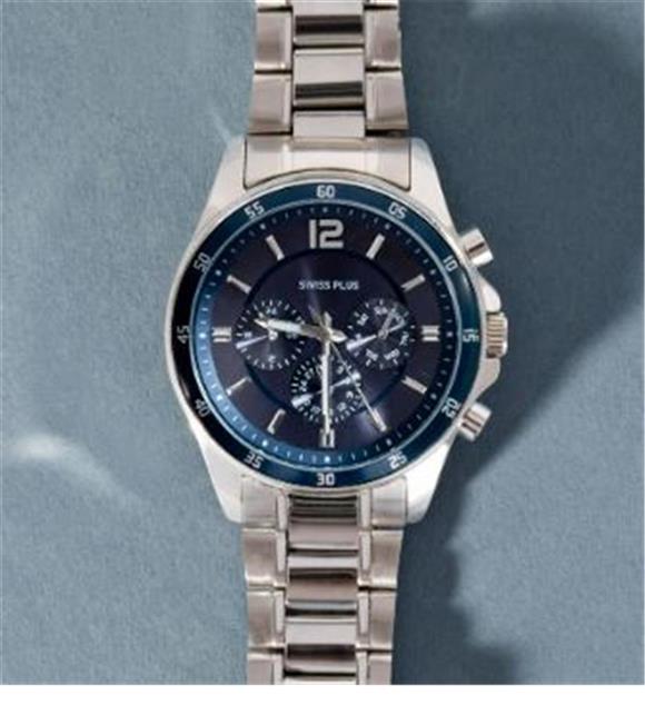 Casio Swiss Plus Man Watch Basic Seri Model-8 ST3516AGS Lüx Blue-Silver(Kol Saati) Kategori Dışı