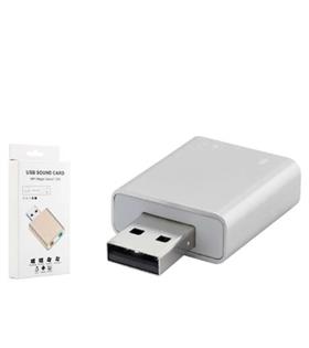 HADRON HDX5272 USB Harici Ses Kartı 7.1 Gümüş