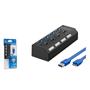 Hadron Hdx7023 Usb3.0 Hub Anahtarlı 4 Port 0,5m Siyah