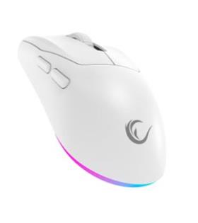 Rampage PROTE M5 PRO Kablosuz Beyaz RGB Ledli Şarjlı 26000 DPI 3395 Sensor Gaming Oyuncu Mouse