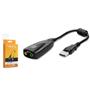 HADRON HDX5254 USB Harici Ses Kartı 7.1 Siyah