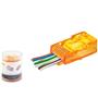 NODAR ND2405 CAT6 EZ RJ45 Konnektör 100 Adet Plastik Kutu -Turuncu