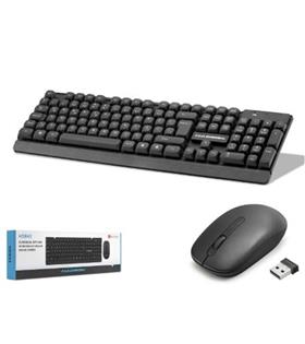HADRON HD843 Kablosuz Klavye ve Mouse Seti - Siyah