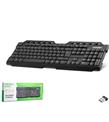 NODAR ND864 Kablosuz Multimedya Klavye Smart TV Uyumlu - Siyah