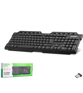NODAR ND864 Kablosuz Multimedya Klavye Smart TV Uyumlu - Siyah