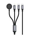 S-link Armor CLW-01 100W 1.2m Type-C to Type-C Lightning  Siyah Hızlı Şarj Kablosu