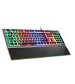 Rampage KB-R101 IMPRESSIVE Gri-Siyah USB RGB Aydınlatmalı İnce Tasarım Red Switch Oyuncu Klavyesi
