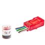 NODAR ND2403 CAT6 EZ RJ45 Konnektör 100 Adet Plastik Kutu - Kırmızı