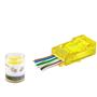 NODAR ND2400 CAT6 EZ RJ45 Konnektör 100 Adet Plastik Kutu - Sarı