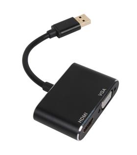 Vcom CU322M USB3.0 Erkek To HDMI Dişi + VGA Dişi Çevirici