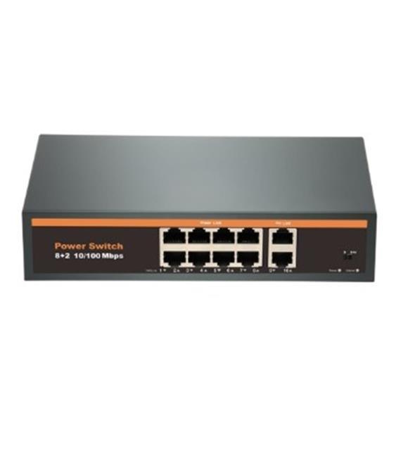 Nova NVC-INTSF0820FB2L 24V INTERCOM 8+2 POE SWİTCH (10-100)
