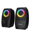Mikado MD-90R 2.0 5W - 2 Siyah Bluetooth RGB 2.0 Gaming Speaker