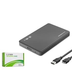 HADRON HDX1752S 2.5 İnç SATA HDD-SSD Harici Disk Kutusu USB 3.0 Micro-B - Siyah Harici Disk Kutuları
