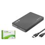 HADRON HDX1752S 2.5 İnç SATA HDD-SSD Harici Disk Kutusu USB 3.0 Micro-B - Siyah