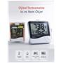 Real Özs HTC-1 Dijital Saat -Alarm - Termometre- Isı Ve Nem Ölçer