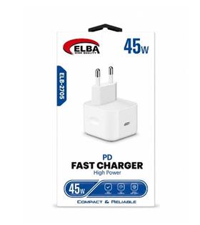 Elba ELB-2705 45W Beyaz Usb-C Ev Şarj Kafa