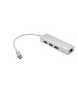 Frisby FA-7650TC USB Type-C™ - USB3.0 + RJ45 Ethernet Adaptör Çevirici ve Konnektörler