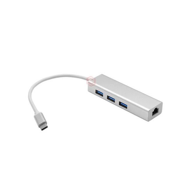 Frisby FA-7650TC USB Type-C™ - USB3.0 + RJ45 Ethernet Adaptör Çevirici ve Konnektörler