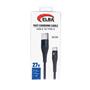 Elba ELB-2701 27w Usb-a To Type-c 1mt Siyah Örgülü Şarj Kablosu 480Mps Hızlı Şarj