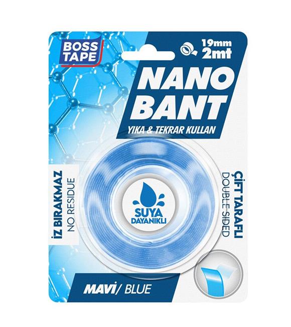 Boss Tape Yeni Mavi Nano Bant Magic Tape (Blister) Bt-01032