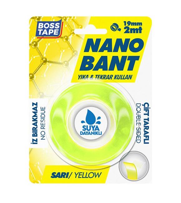 Boss Tape Yeni Sarı Nano Bant Magic Tape (Blister) Bt-01034