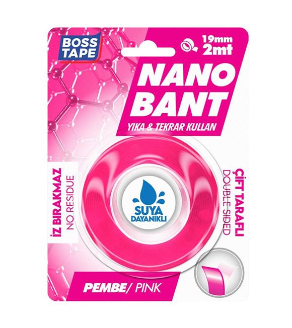 Boss Tape Yeni Pembe Nano Bant Magic Tape Bt-01033