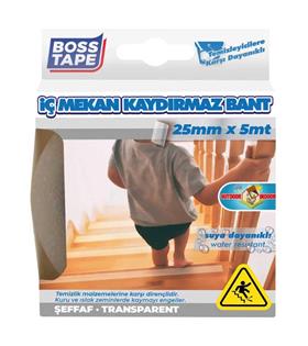 Boss Tape İç Mekan Şeffaf Pvc Kaydırmazlık Bandı Bt-10005