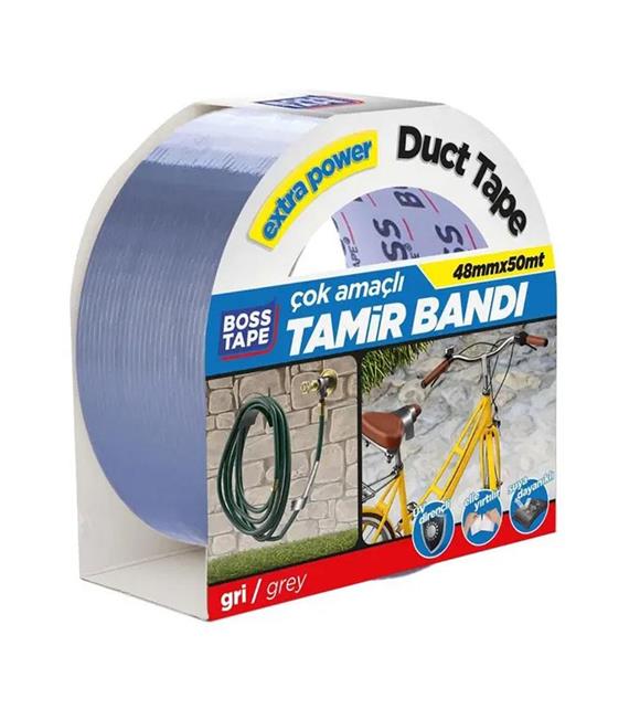 Boss Tape Duct Tape Tamir Bandı Gri Bt-02034