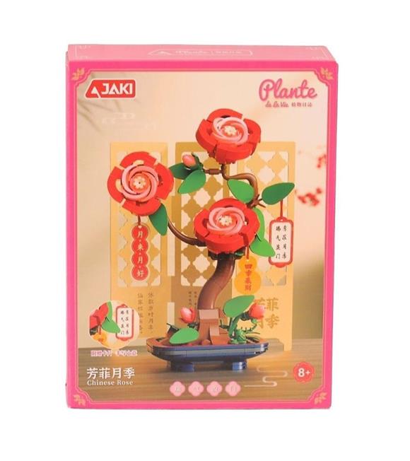 Jaki Gül Modeli 262 Parça Block Oyuncak 3D Puzzle