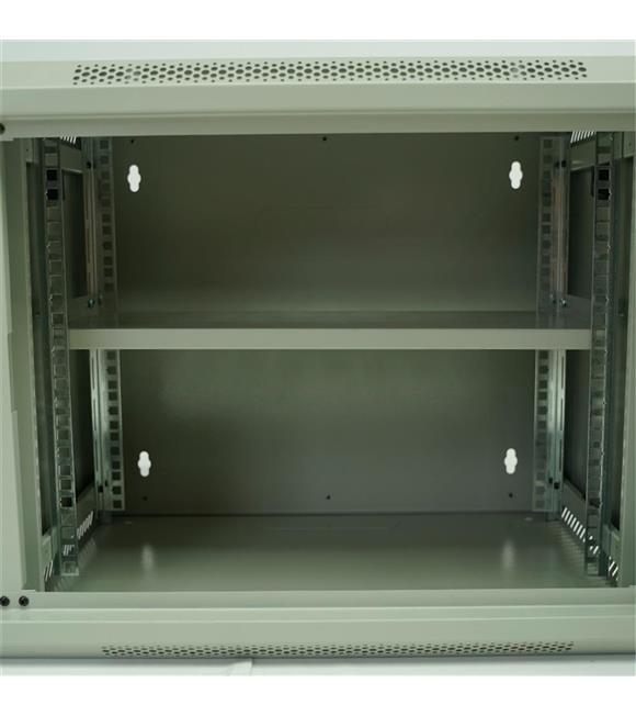 Racksan ML-6409S 9U Duvar Tipi Kabinet (450-530-400) Raf+Fan+Priz Kategori Dışı