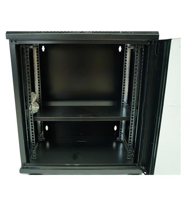 Racksan ML-6412S 12U Duvar Tipi Kabinet (600-530-400) Raf+Fan+Priz Kategori Dışı