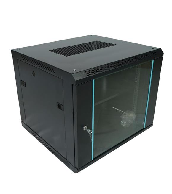 Racksan MT-6609S 9U Duvar Tipi Kabinet (500-600-600) Raf+Fan+Priz Kategori Dışı