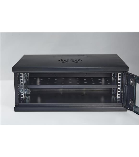 Racksan SE-6404S 4U Duvar Tipi Kabinet (240-530-400) Raf+Fan Kategori Dışı