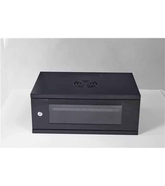 Racksan SE-6404S 4U Duvar Tipi Kabinet (240-530-400) Raf+Fan Kategori Dışı