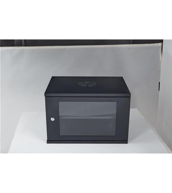Racksan SE-6409S 9U Duvar Tipi Kabinet (450-530-400) Raf+Fan+Priz Kategori Dışı