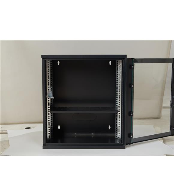 Racksan SE-6412S 12U Duvar Tipi Kabinet (600-530-400) Raf+Fan+Priz Kategori Dışı