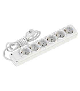 Mutlusan Rı-Tech 6lı 1,5mt  Şok Koruma USB+TYP-C ANAHT. Topraklı Grup Priz (Ç.K.)(3X1.5 1.5 MT)