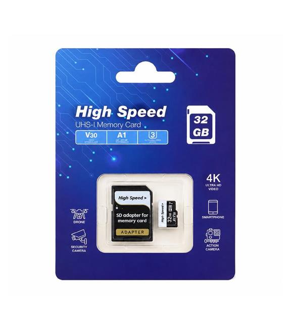 ELBA High Speed 32GB A1 V30 U3 Micro Hafıza Kartı Class10