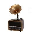 Everton Rt-601 Gramafonlu Bluetooth Fm-Usb-Tf-Aux  Şarjlı Nostaljik Radyo