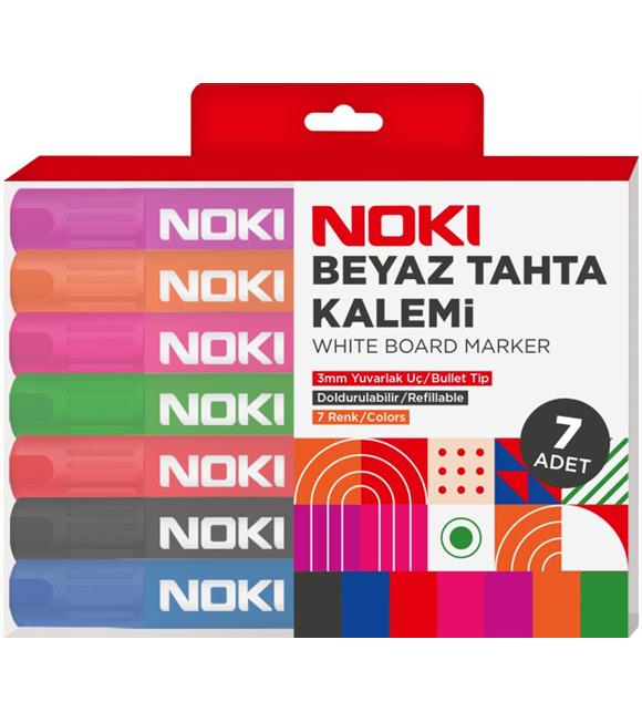 Noki Beyaz Tahta Kalemi 7li 1664-P7