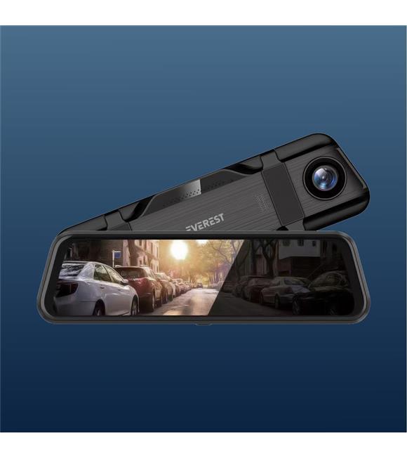 Everest CAR20 10.0 IPS Ekran 2K+720P 130°Açı Park Izlenebilen G-Sensor Ses Kontrol Dahılı 64GB TF