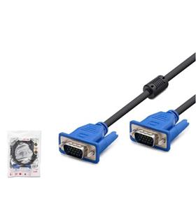 HADRON HDX7848 VGA Kablo OD 6.0 mm 3+4 10mt - Siyah Mavi Görüntü Aktarıcılar