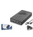 HADRON HDX1794 3.5 İnç SATA HDD Harici Disk Kutusu USB 2.0 Type-C - Siyah Harici Disk Kutuları