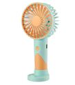 Feny FN-F20 Mavi-Turuncu Minifan Kademeli Ultra Sessiz Şarjlı Taşınabilir 500Mah Mini El Fanı