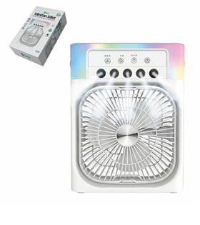 Feny FN-F65 Beyaz RGB Aydınlatma Ultra Sessiz Buharlı 3 Kademeli 1800Mah Şarjlı Masa Fanı