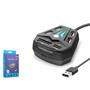 HADRON A068B USB Combo Hub Kart Okuyucu 8 Port Siyah